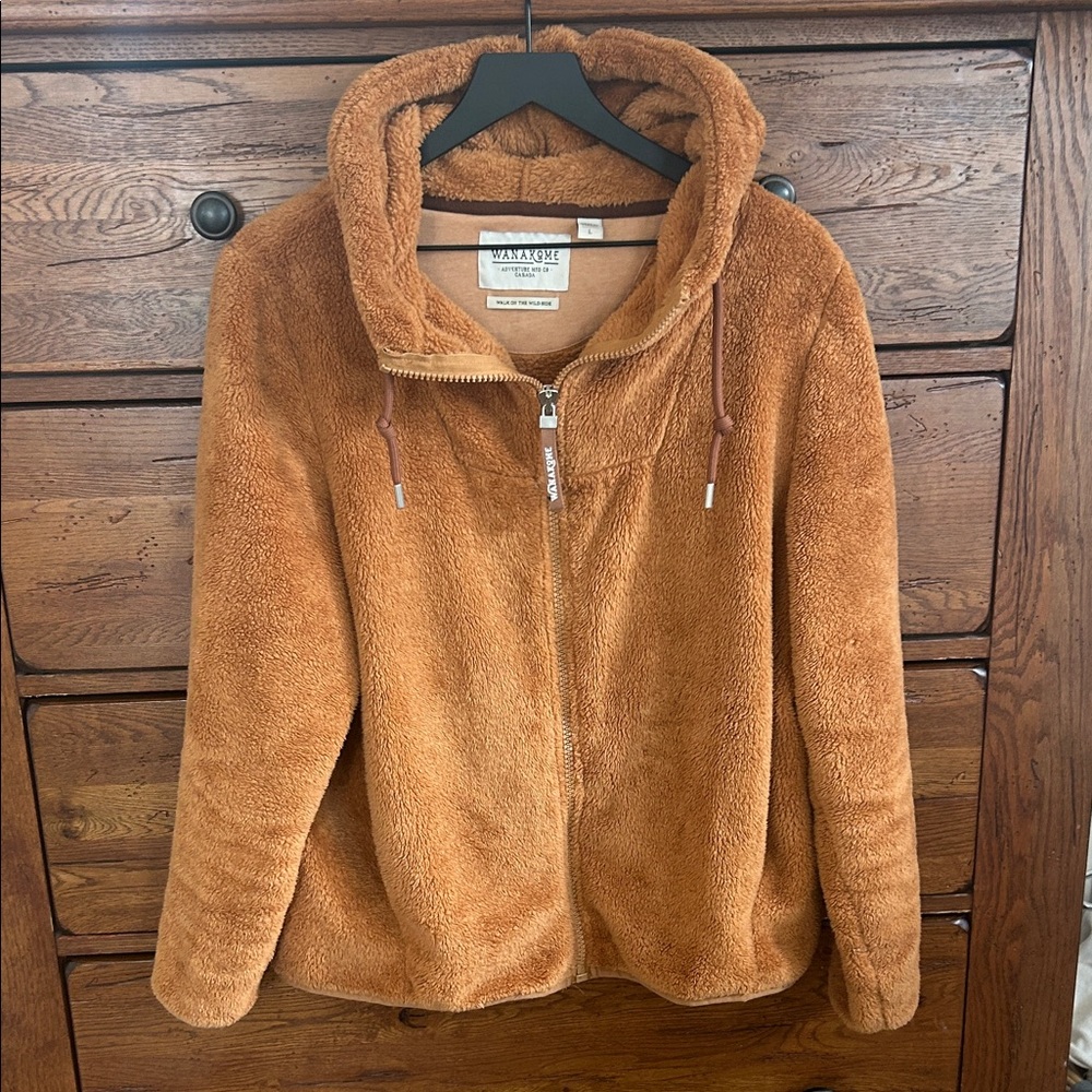 Wanakome Brown Teddy Jacket